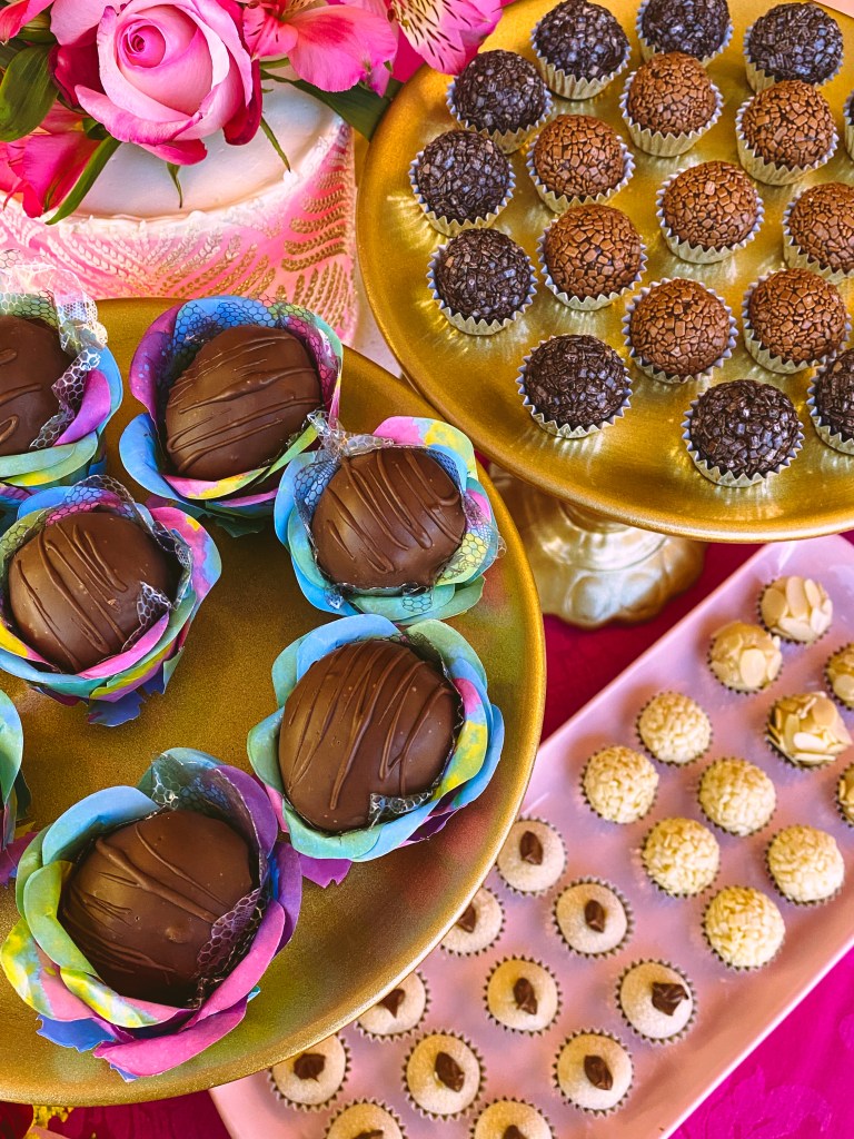 Bombons Morango e Brigadeiros